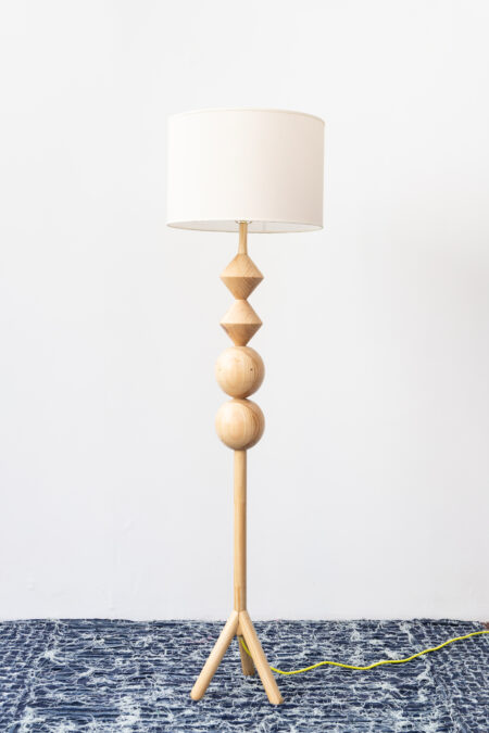 Designer floor lamp by Oscar Ruiz-Schmidt.