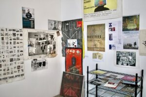 Articles/artifacts from the exhibition "Rolando Castellón Alegría Archive".