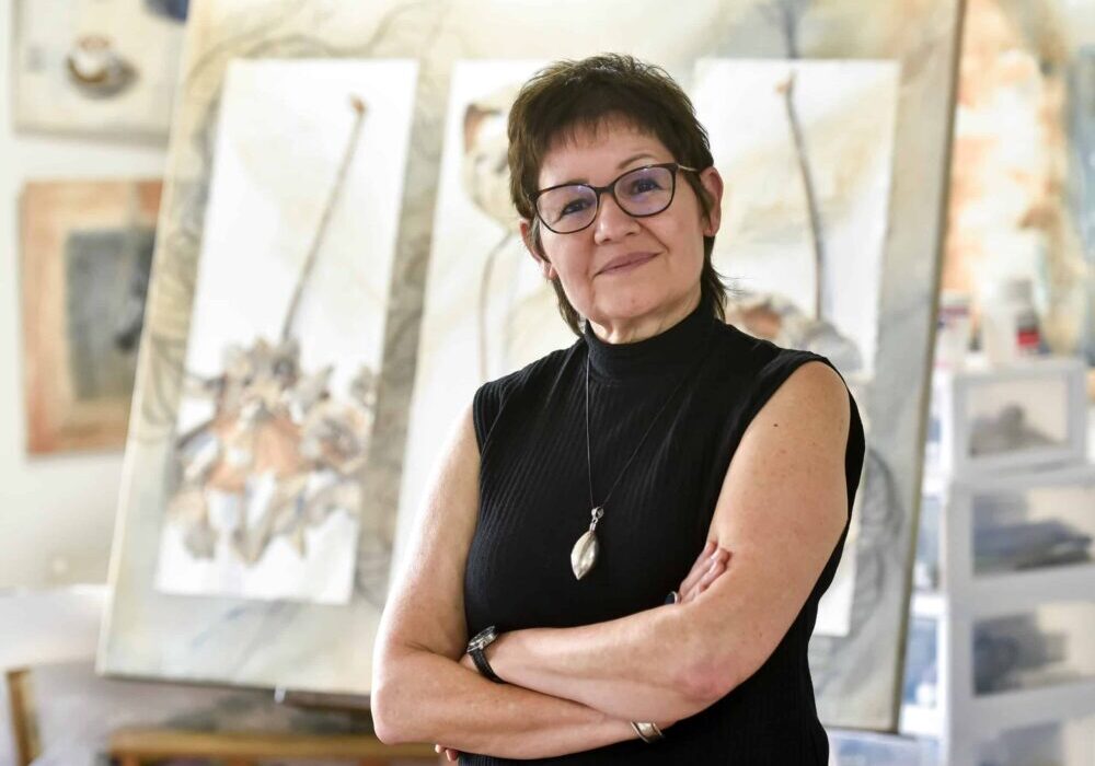 Portrait of Costa Rican Watercolour Artist Ana Elena Fernández.