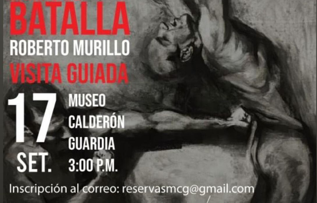 Invitation to a guided tour by Costa Rican artist Roberto Murillo of his show at Museo Calderón Guardia 17 September, 2024.