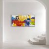 Paisaje y Planeta, an expressive abstract painting. An original work available at MÍRAME Fine Art.